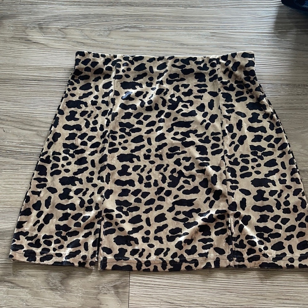 cheetah skirt